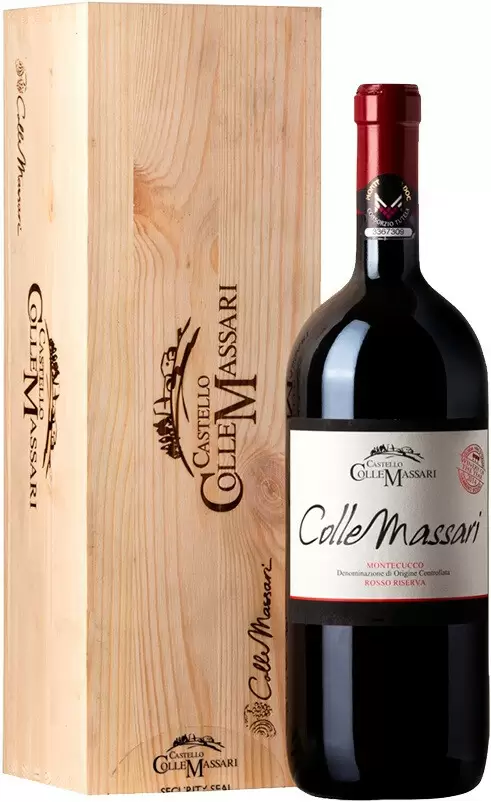 Вино Colle Massari Poggio Lombrone Riserva 2018 г. 3 л Gift Box