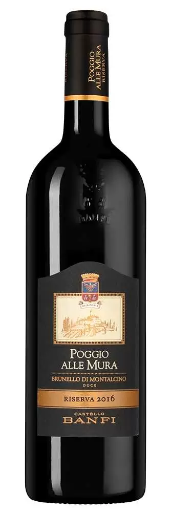 Вино Banfi Poggio alle Mura Brunello di Montalcino Riserva 2017 г. 0.75 л