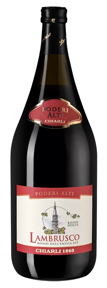 Шипучее вино Lambrusco dell'Emilia Rosso Poderi Alti 1.5 л