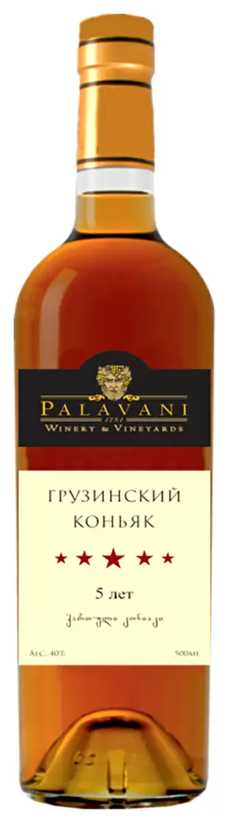Коньяк Palavani 5 Years Old 0.5 л