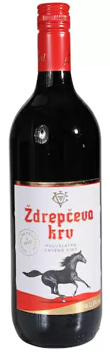 Вино Zdrepceva krv Vinarija Coka 1 л