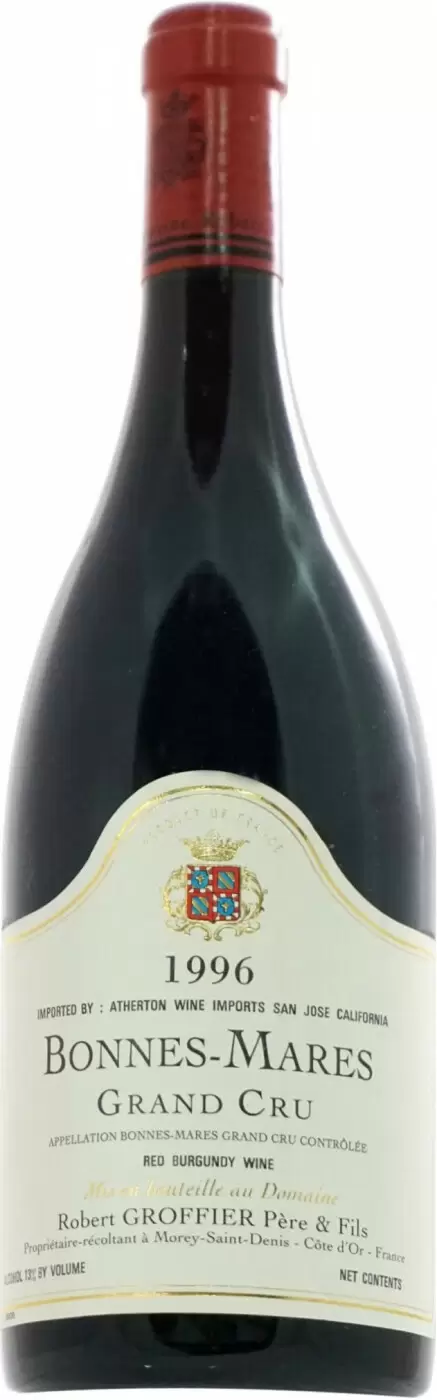 Вино Domaine Robert Groffier Pere & Fils Bonnes-Mares Grand Cru 1996 г. 1.5 л