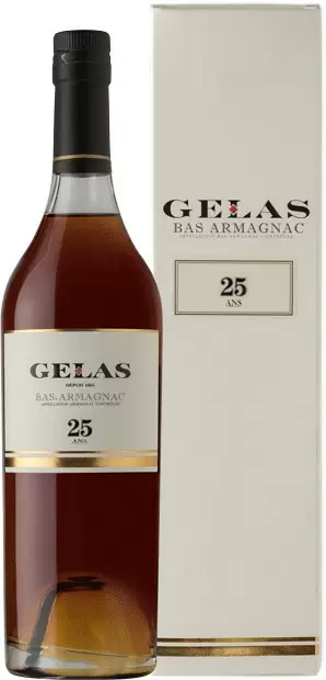 Арманьяк Maison Gelas Bas Armagnac 25 Years Old 0.7 л в подарочной упаковке