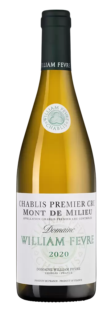 Вино Chablis Premier Cru Mont de Milieu William Fevre 2020 г. 0.75 л