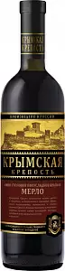 Красное Полусладкое Вино Крымская Крепость Мерло 0.75 л