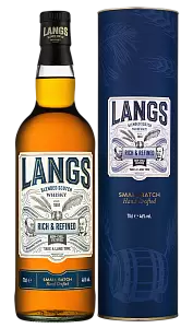 Виски Langs Rich & Refined 0.7 л Gift Box