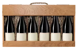 Подарочная упаковка 6 Бутылок Бургонь Дуб 34х58.5х10 см