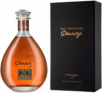 Арманьяк Bas-Armagnac Darroze Les Grands Assemblages 20 Ans d'Age 0.7 л Gift Box Set 1 Decanter