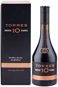 Бренди Torres 10 Smoked Barrel 0.7 л Gift Box
