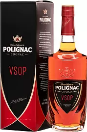 Коньяк Prince Hubert de Polignac VSOP 0.7 л Gift Box