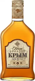 Коньяк КВКЗ Золотой Крым 3 Года 0.25 л