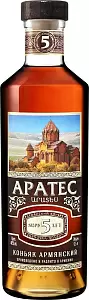 Коньяк Аратес 5 Лет 0.5 л