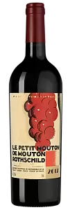 Вино Le Petit Mouton de Mouton Rothschild Chateau Mouton Rothschild 2017 г. 0.75 л