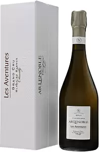 Белое Брют Шампанское Champagne AR Lenoble Les Aventures Grand Cru Blanc de Blancs 0.75 л в подарочной упаковке