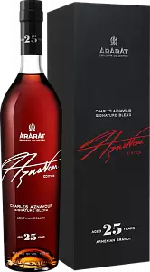 Коньяк Арарат Шарль Азнавур Авторский Бленд 25 Лет 0.75 л Gift Box