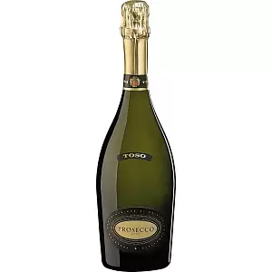 Белое Сухое Игристое вино Toso Prosecco Millesimato 0.75 л
