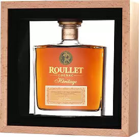 Коньяк Roullet Heritage Fins Bois In Cardboard Box With Wooden Mount Frame 0.7 л Gift Box
