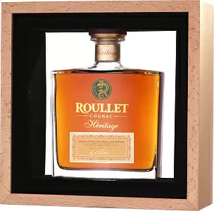 Коньяк Roullet Heritage Fins Bois In Cardboard Box With Wooden Mount Frame 0.7 л Gift Box