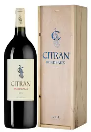 Вино Le Bordeaux de Citran Rouge Chateau Citran 1.5 л в подарочной упаковке