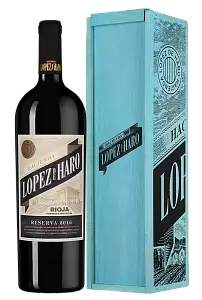 Вино Hacienda Lopez de Haro Reserva 1.5 л в подарочной упаковке