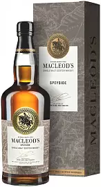 Виски Macleod's Speyside Single Malt 0.7 л Gift Box