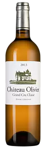 Вино Chateau Olivier Blanc 2013 г. 0.75 л
