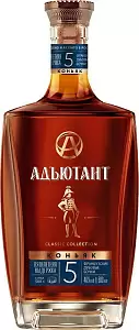 Коньяк Адъютант 5 Лет 0.5 л