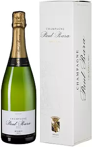 Шампанское Grand Millesime Grand Cru Bouzy Brut Paul Bara 2018 г. 0.75 л Gift Box