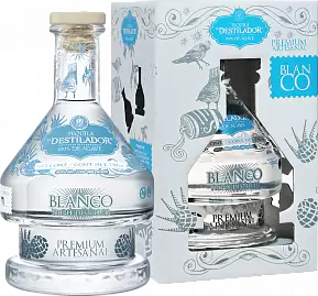 Текила El Destilador Premium Artesanal Blanco Santa Lucia 0.75 л Gift Box
