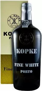 Белое Сладкое Портвейн Kopke Fine White Porto 0.75 л в подарочной упаковке