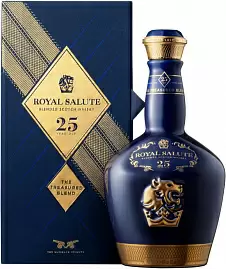 Виски Chivas Royal Salute 25 Years Old The Treasured Blend 0.7 л в подарочной упаковке
