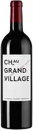 Вино Chateau Grand Village Rouge Bordeaux AOC 0.75 л