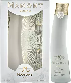 Водка Mamont 2 Glasses 0.7 л Gift Box