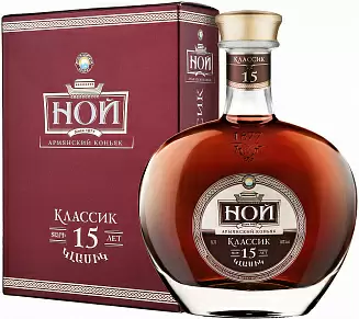 Коньяк Ной Классик 15 Лет 0.7 л Gift Box