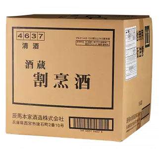 Саке Sakagura Sake Hakushika Tatsuuma Honke Shuzo 18 л