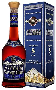 Коньяк Легенда Армении 8 Лет 0.5 л Gift Box