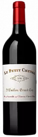 Вино Le Petit Cheval Chateau Cheval Blanc 2018 г. 0.75 л