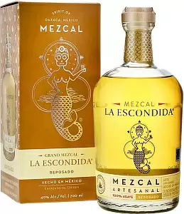 Мескаль Grand Mezcal La Escondida Reposado 0.7 л Gift Box