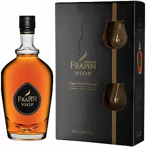 Коньяк Frapin VSOP Grande Champagne Premier Grand Cru du Cognac 0.7 л Gift Box Set 2 Glasses