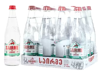 Вода газированная Sairme Glass 0.5 л 12 шт.