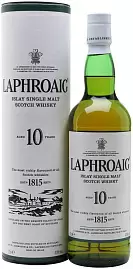 Виски Laphroaig Malt 10 Years Old Single Malt 0.7 л Gift Box