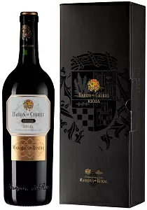 Красное Сухое Вино Baron de Chirel Reserva 0.75 л в подарочной упаковке
