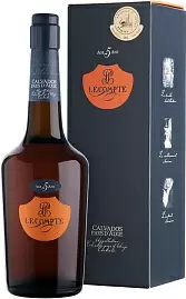 Кальвадос Lecompte Pays d'Auge 5 Years Old 0.7 л Gift Box
