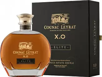 Коньяк Leyrat XO Elite 0.7 л в подарочной упаковке