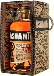 Ром Ashanti Spiced 0.7 л Gift Box