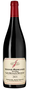 Вино Vosne-Romanee Premier Cru Les Beaux Monts Domaine Jean Grivot 2015 г. 0.75 л
