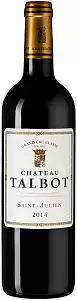 Вино Chateau Talbot 2014 г. 0.75 л