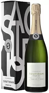 Шампанское Soutiran Blanc de Blancs Grand Cru Brut 0.75 л в подарочной упаковке