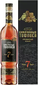 Коньяк Сокровище Тифлиса 7 Лет 0.5 л Gift Box