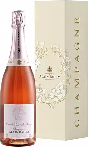 Шампанское Alain Bailly Rosе De Serzy 0.75 л в подарочной упаковке
